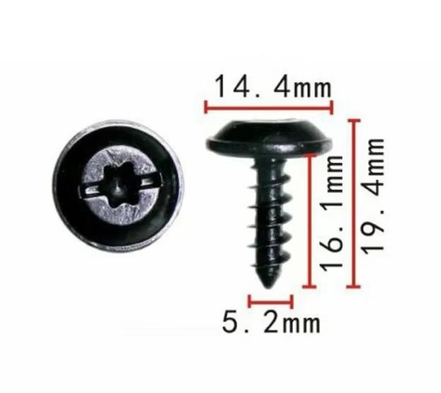 Металлический саморез чёрный Audi, Porshe, Seat, Skoda, Volkswagen ОЕМ: WHT003954